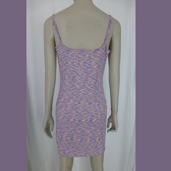 Guess X J Balvin Collab Limited Edition Space Dyed Ribbed Knit Mini Dress - Picture 4 of 15